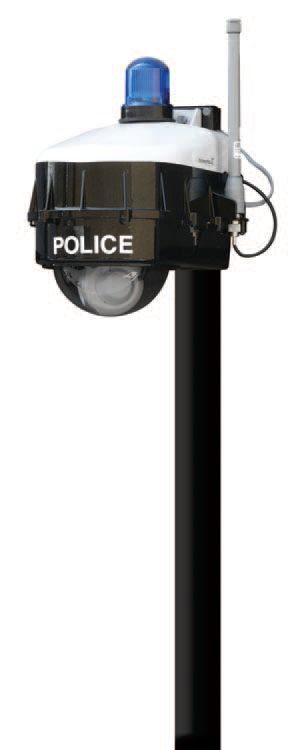 Single Camera Pole Mount PM900 and PMCELL-POLICE