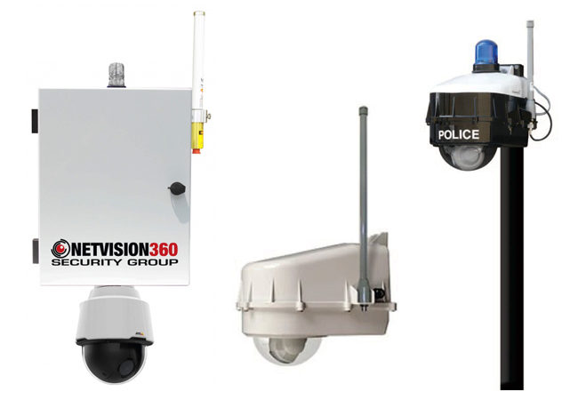 Single Camera Pole Mount AC Power