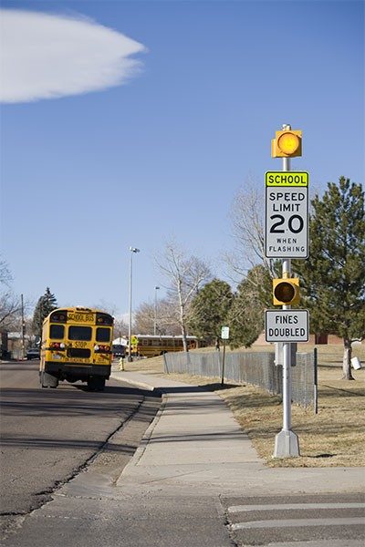 WCBSZ-55-3L-T School Zone Light