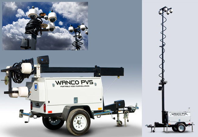 Portable Video Surveillance Trailers