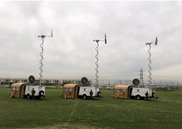 SATELLITE COMMUNICATION TRAILER